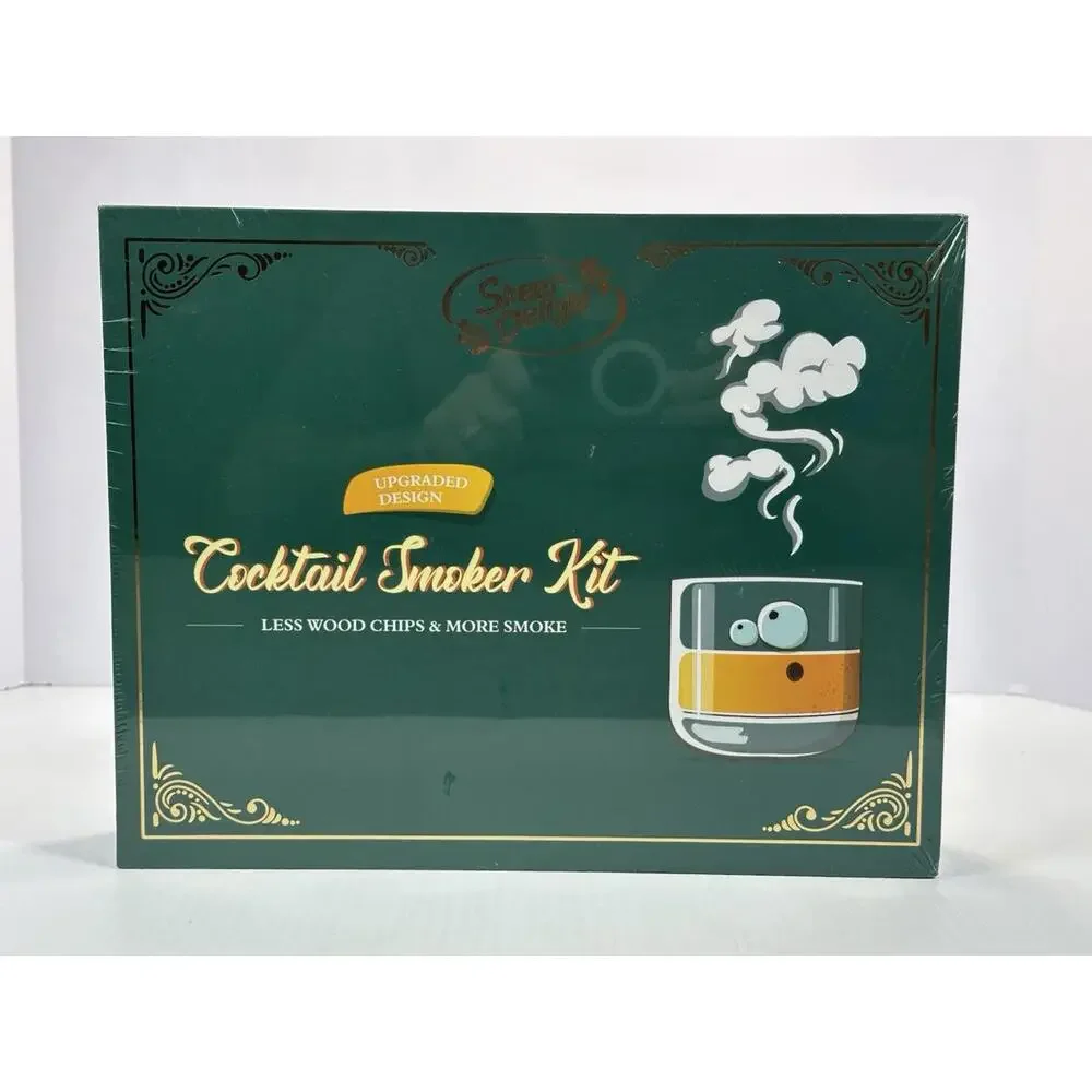 Sheer Delight Cocktail Smoker Kit Torch for‎ Whiskey Bourbon Old Fashioned